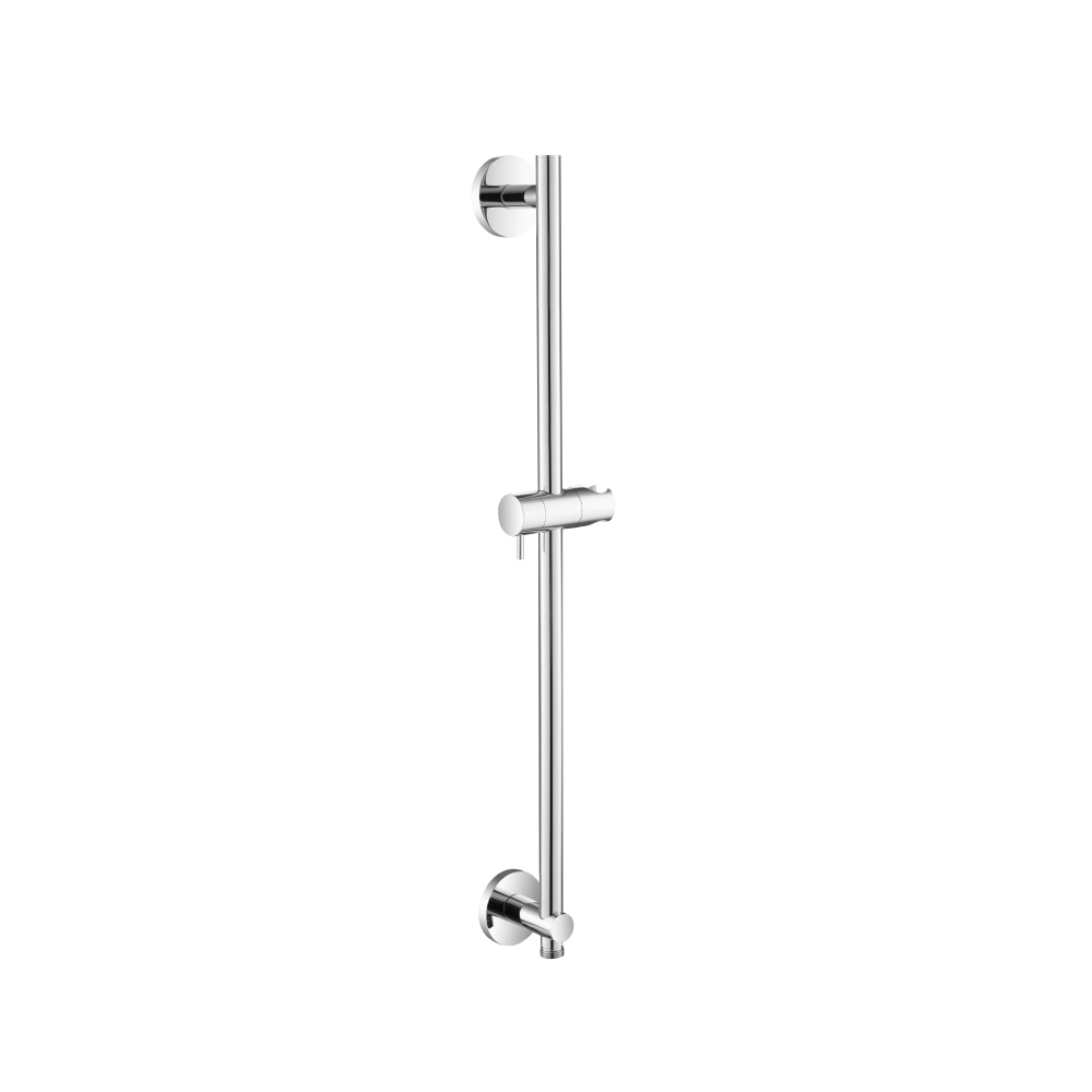 Shower Slide Bar With Integrated Wall Elbow | Matte Black