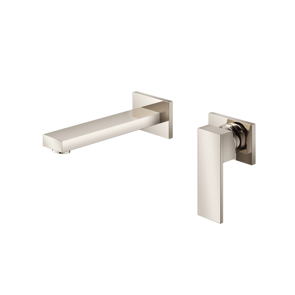 Single Handle Wall Mounted Bathroom Faucet | Polished Nickel PVD