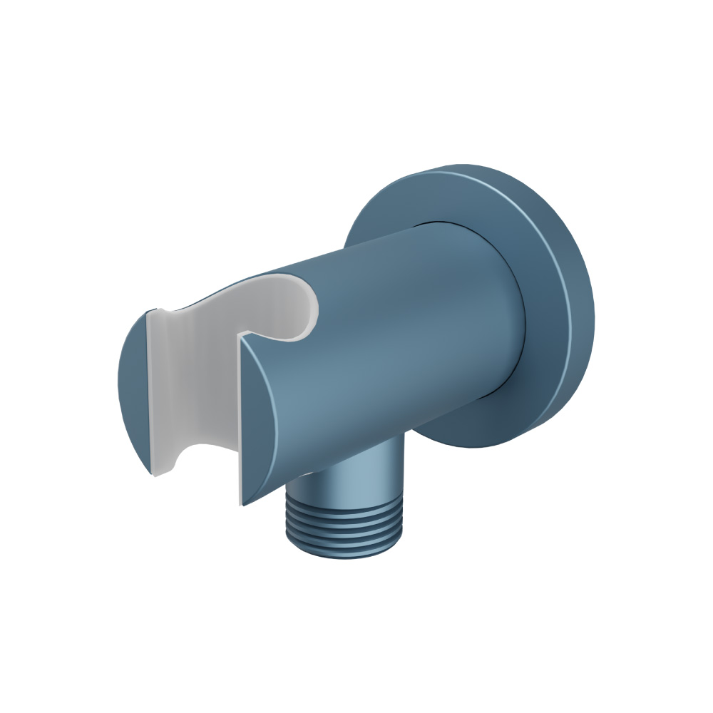 Wall Elbow With Holder | Blue Platinum