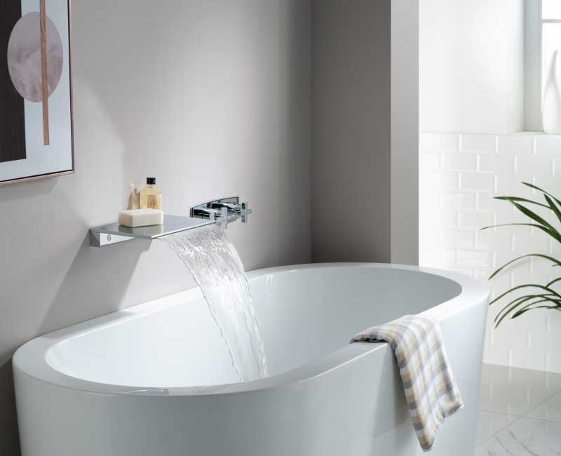 high flow tub faucet