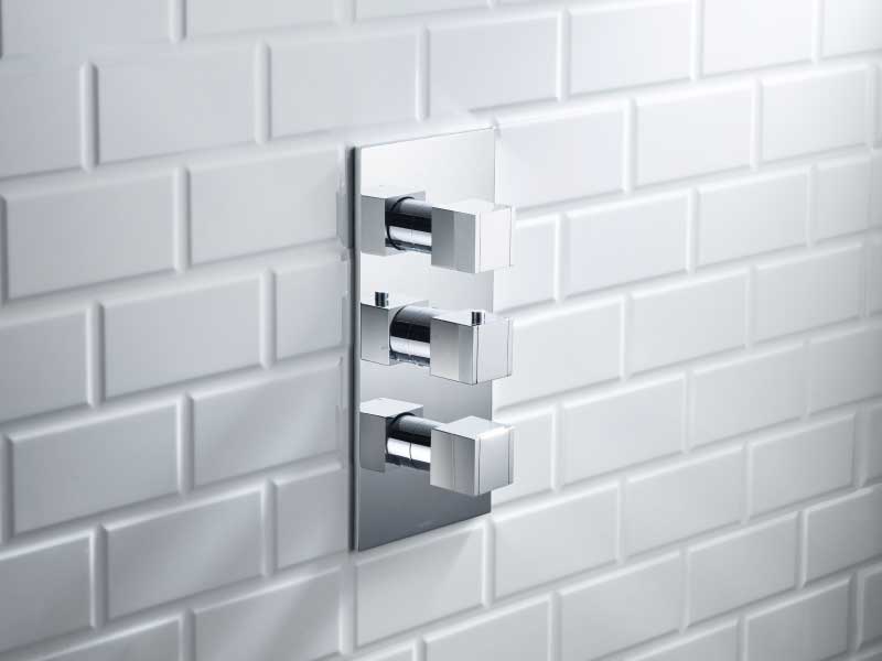 contemporary shower faucet chrome