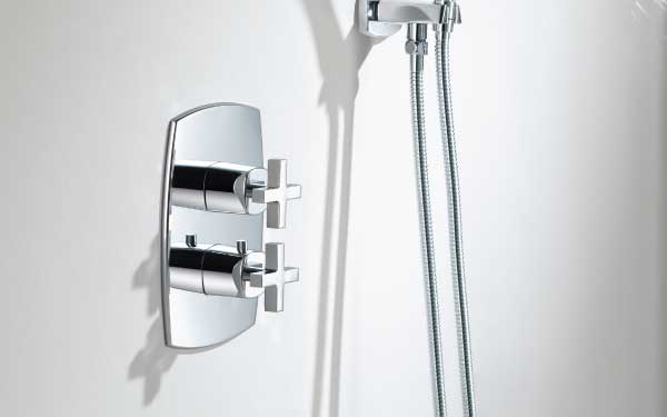 transitional shower faucet