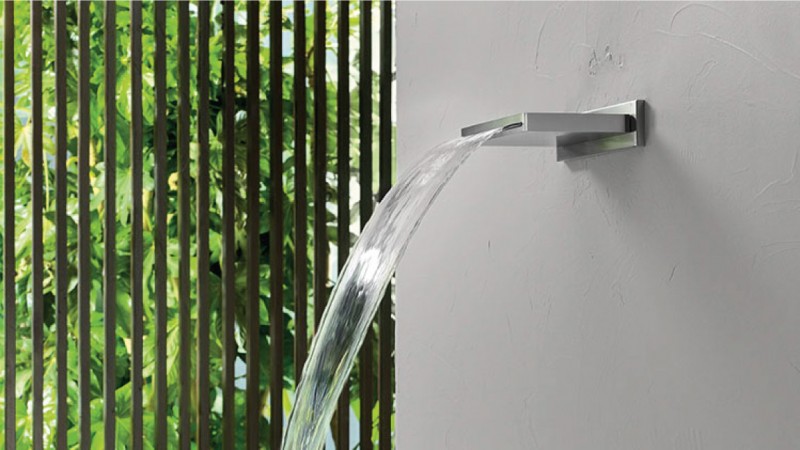 wall mount waterfall faucet