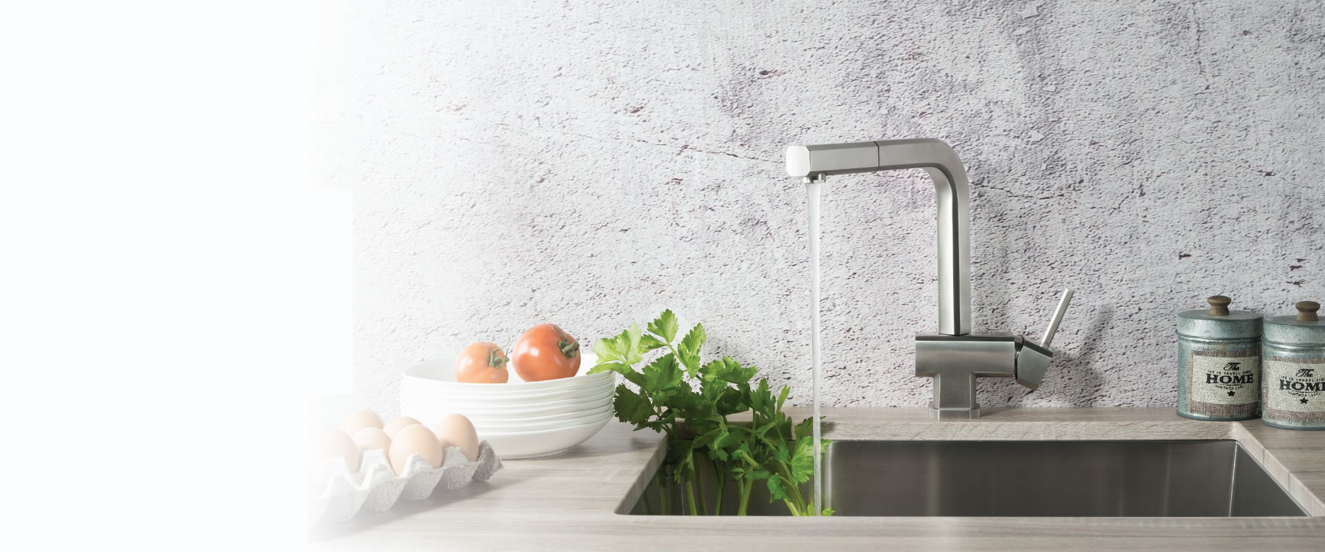 stainless steel prep faucet