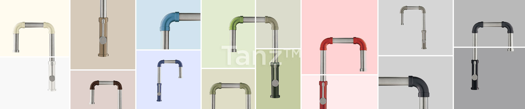 colored kitchen faucet