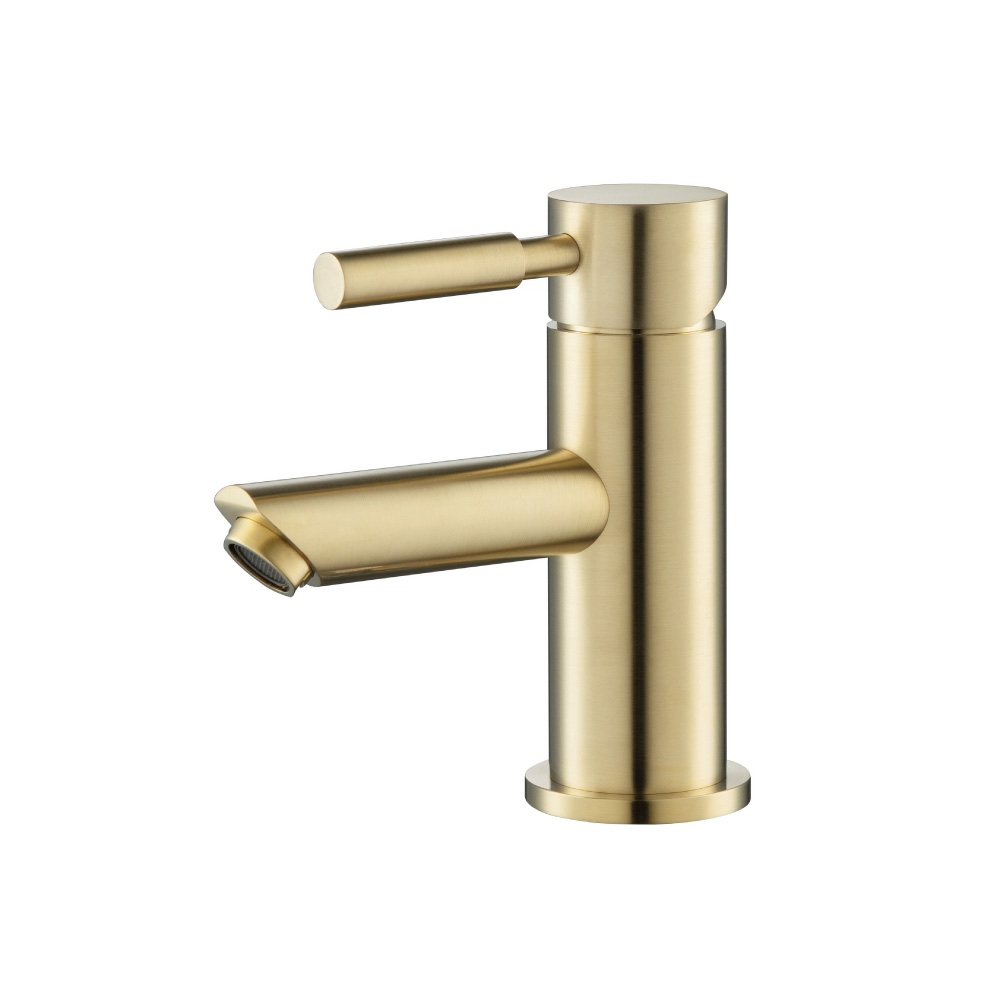 Single Hole Bathroom Faucet | Satin Brass PVD