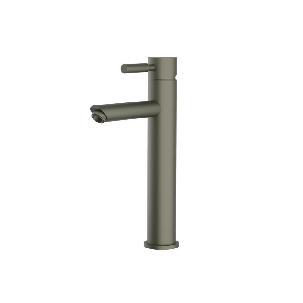 Single Hole Vessel Faucet | Gun Metal Grey