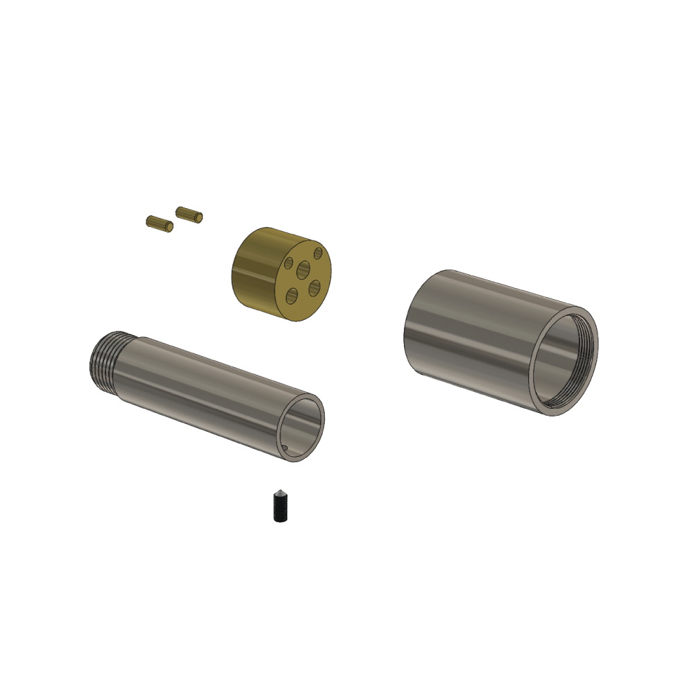 0.9" Extension Kit - For Use with 100.1800, 145.1800 | Satin Brass PVD