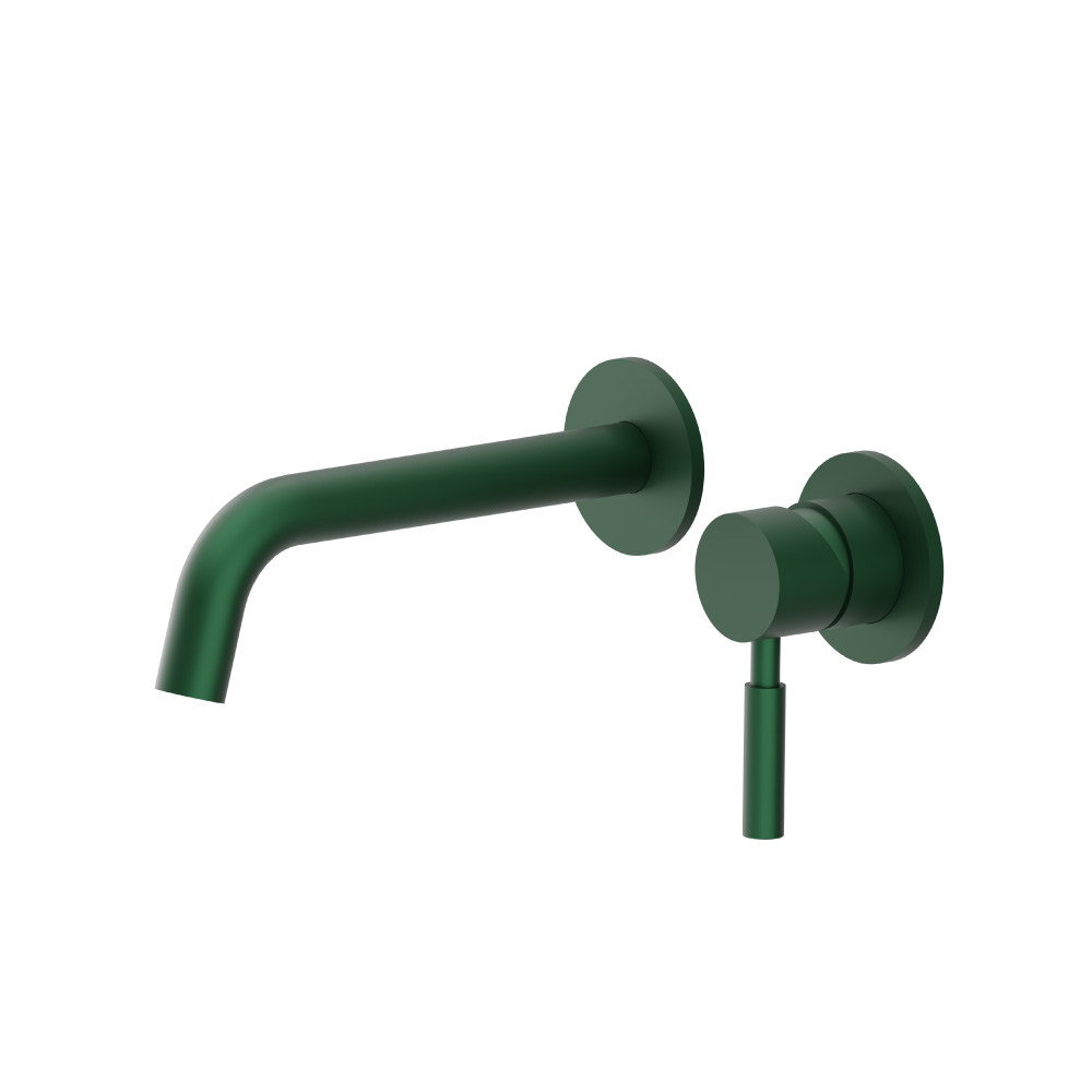Single Handle Wall Mounted Bathroom Faucet | Leaf Green