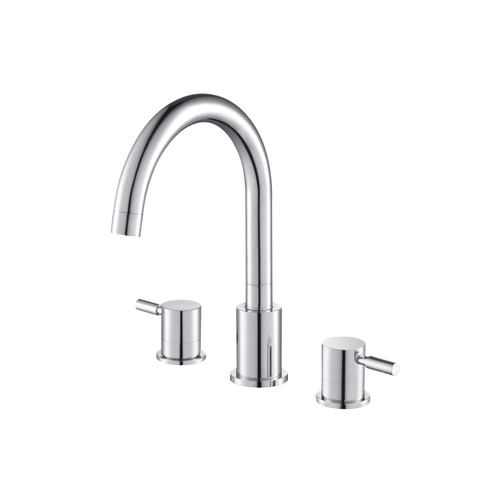 3 Hole Deck Mount Roman Tub Faucet | Chrome