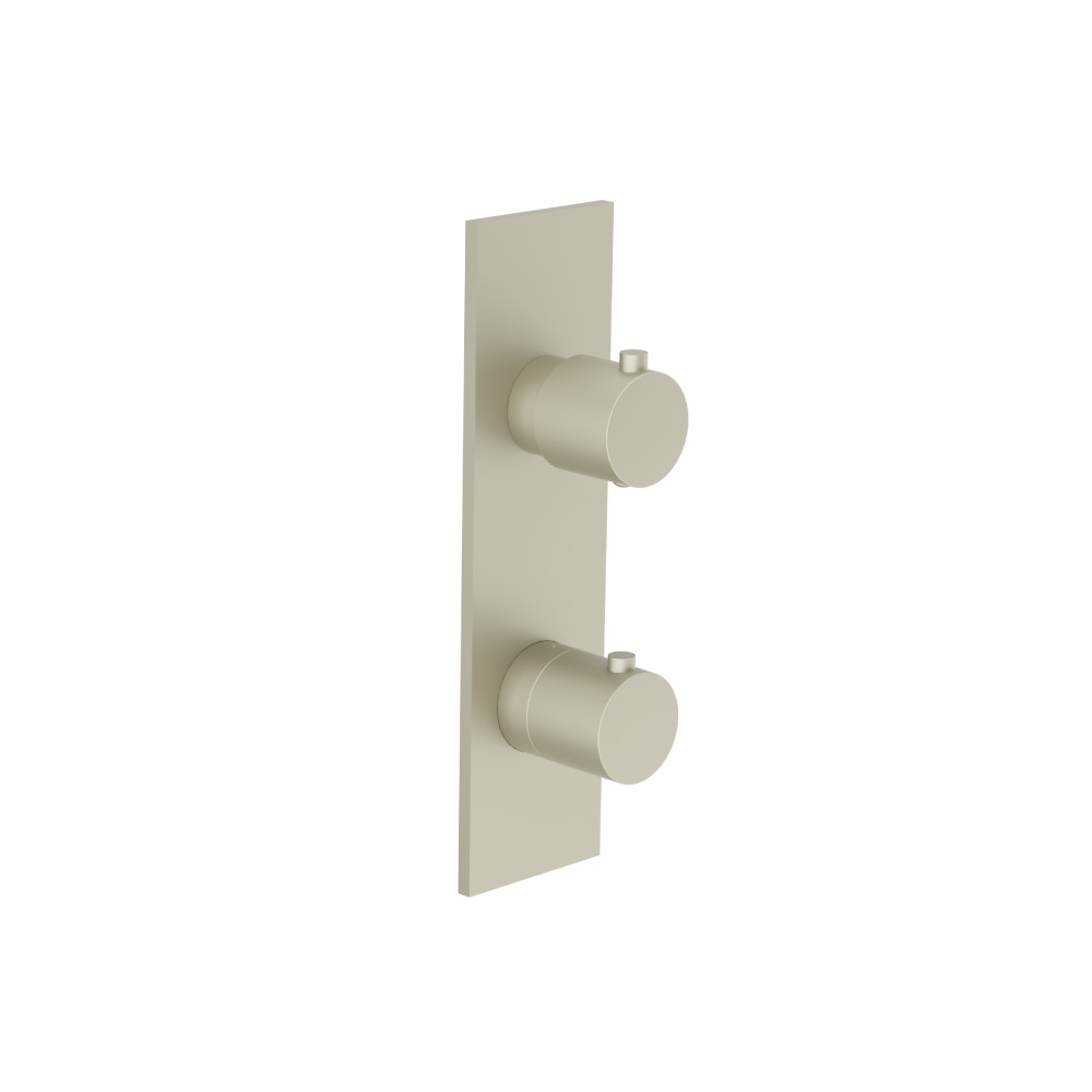 3/4" Horizontal Thermostatic Shower Valve & Trim - 1- Output | Light Verde