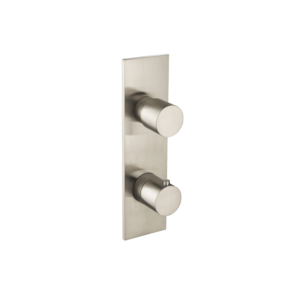 3/4" Thermostatic Shower Valve & Trim  - 2-Output | Brushed Nickel PVD