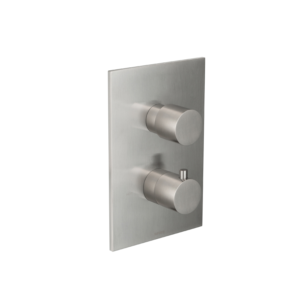 3/4 " Thermostatic Valve & Trim - With 2-Way Diverter - 2 Output | Brushed Nickel PVD