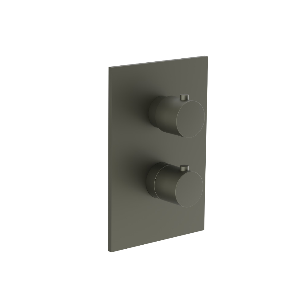 3/4" Thermostatic Shower Valve & Trim - 1 Output | Dark Green