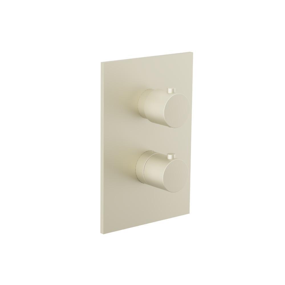3/4" Thermostatic Shower Valve & Trim - 1 Output | Light Tan