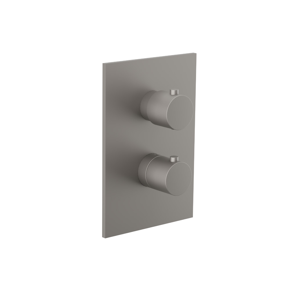 3/4" Thermostatic Shower Valve & Trim - 1 Output | Steel Grey