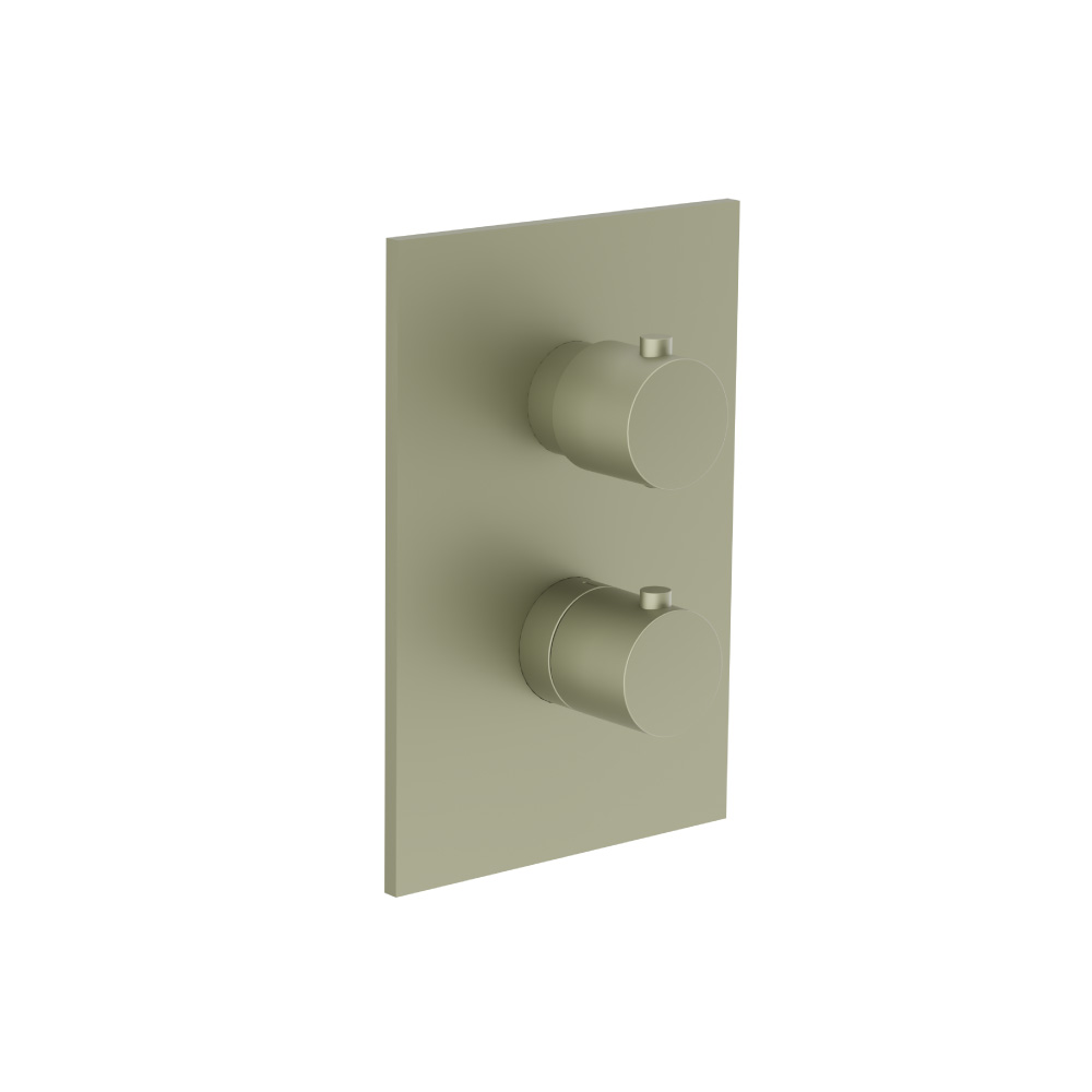 3/4" Thermostatic Valve & Trim - 3 Output | Army Green