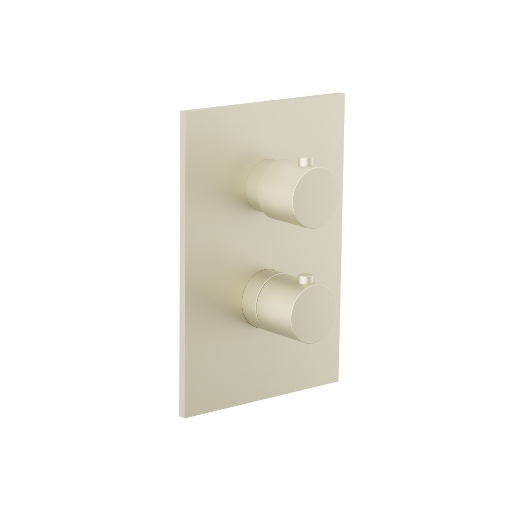 3/4" Thermostatic Valve & Trim - 3 Output | Light Tan