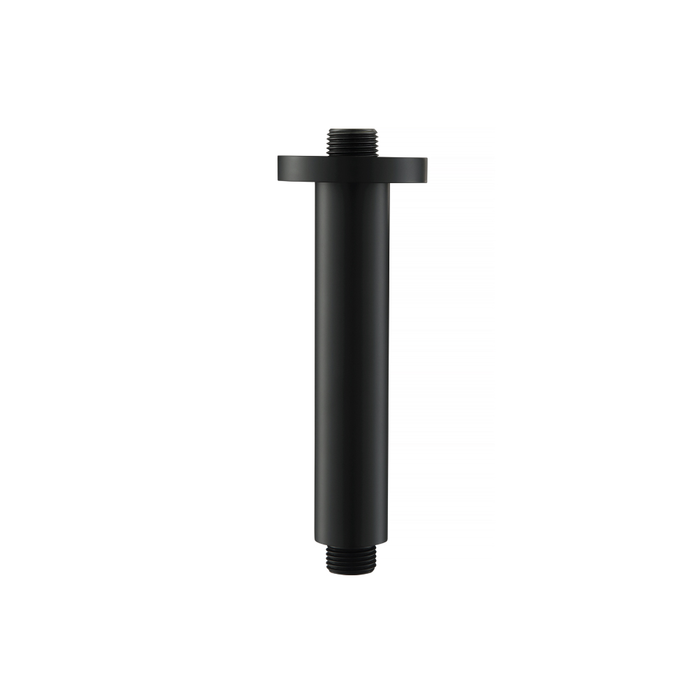 Ceiling Mount Shower Arm - 6" | Matte Black