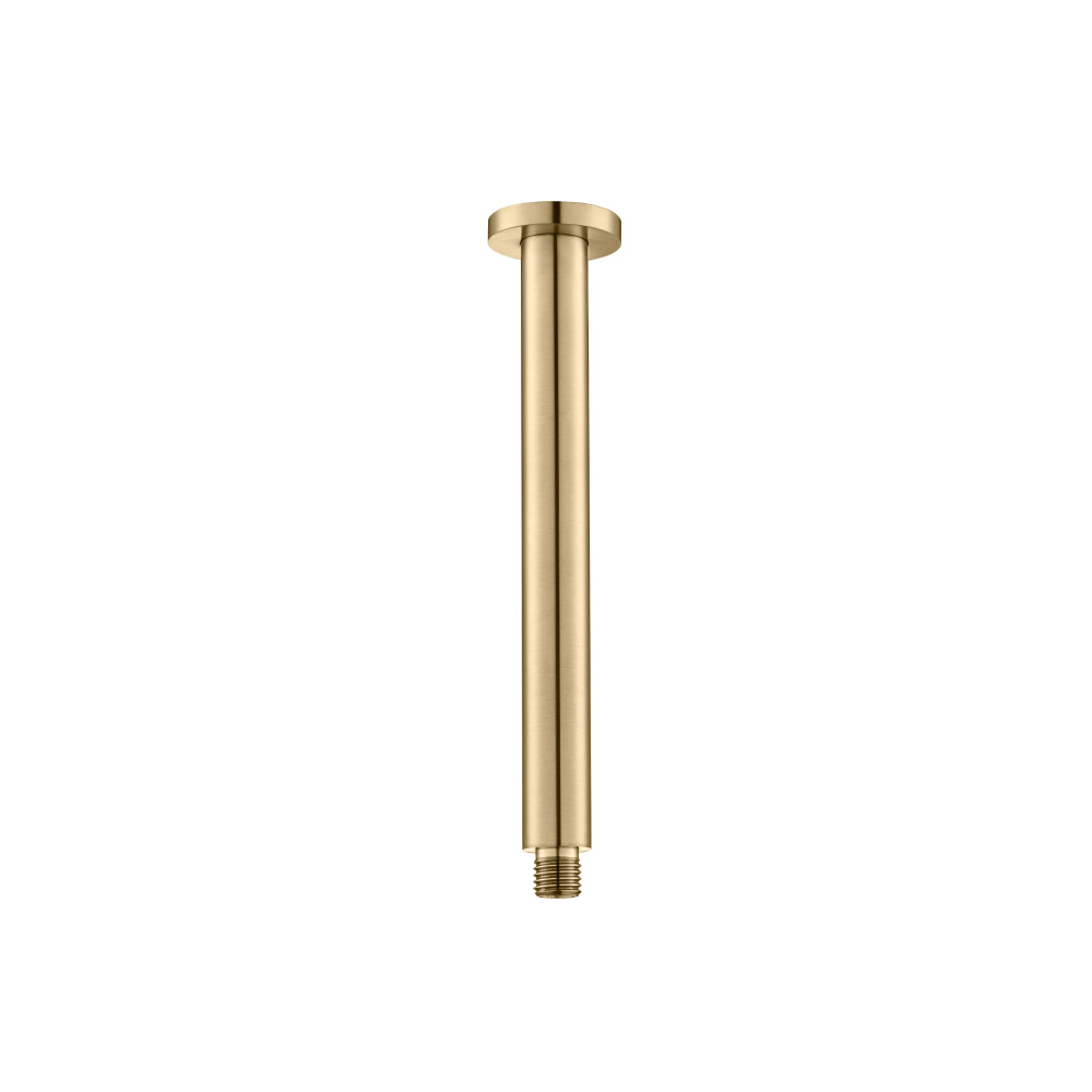 Ceiling Mount Shower Arm - 8" | Brushed Bronze PVD
