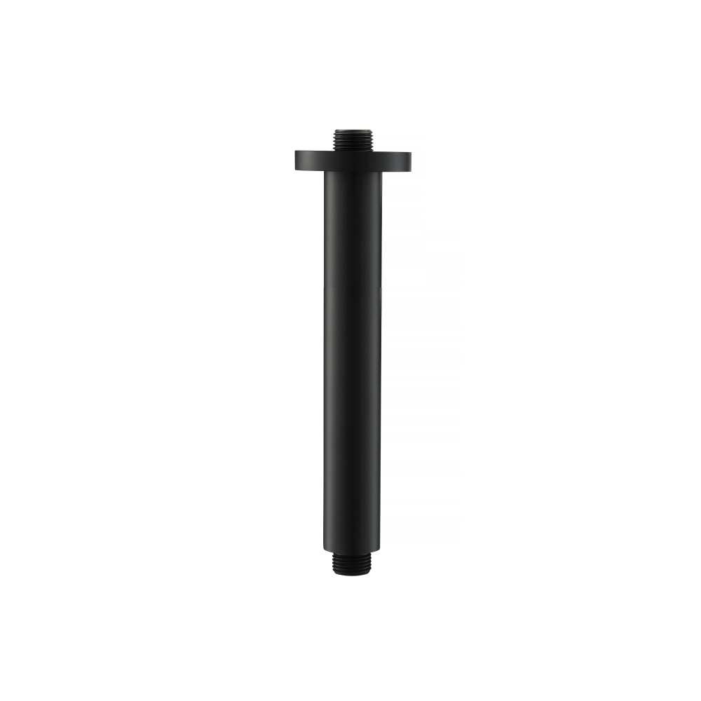 Ceiling Mount Shower Arm - 8" | Matte Black