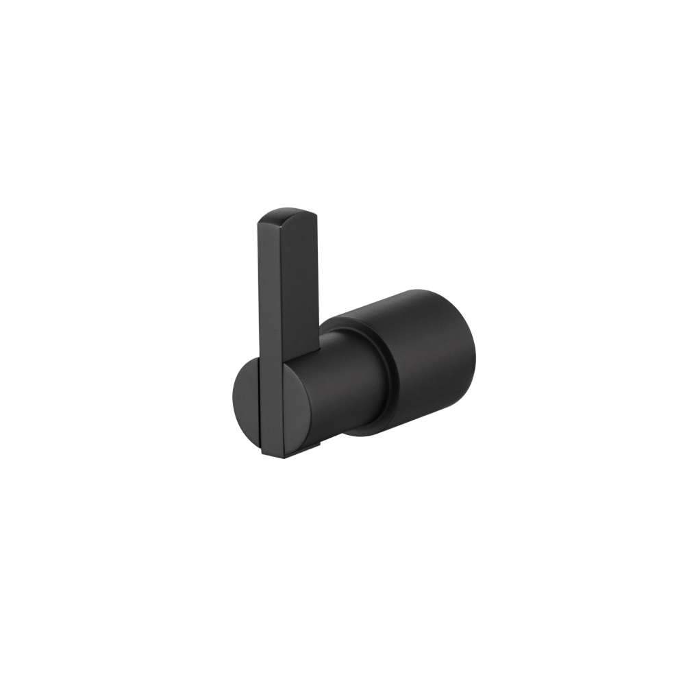 Brass Bathroom Towel / Robe Hook | Matte Black