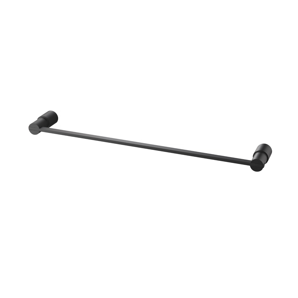 Brass Towel Bar - 18" | Matte Black
