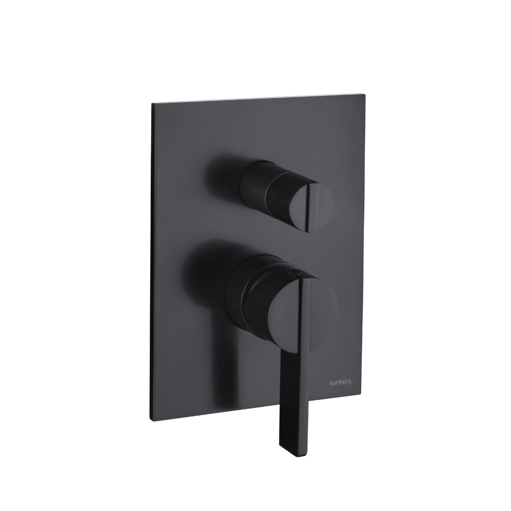 Tub / Shower Trim With Pressure Balance Valve - 2-Output | Matte Black