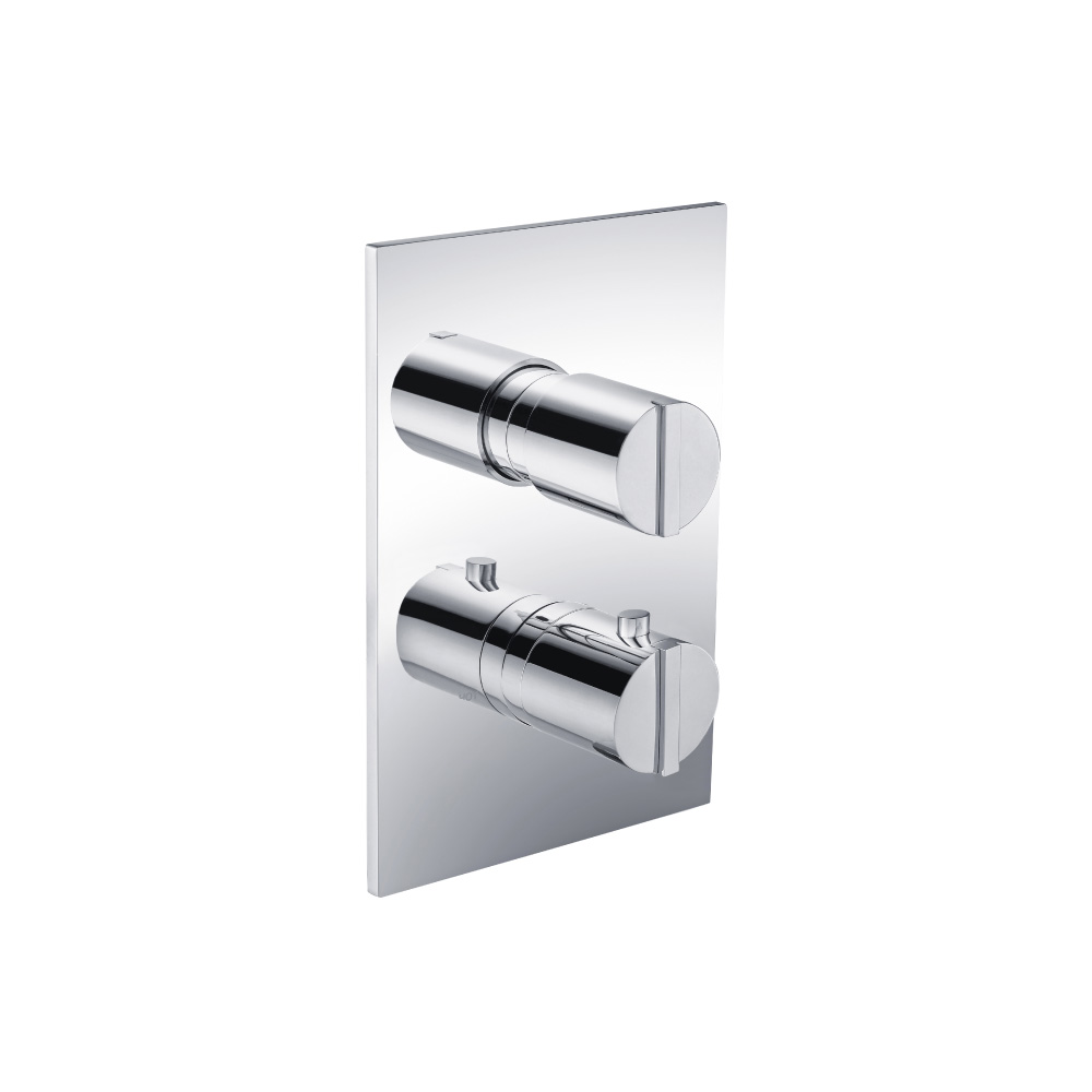 3/4 " Thermostatic Valve & Trim - With 2-Way Diverter - 2 Output | Chrome