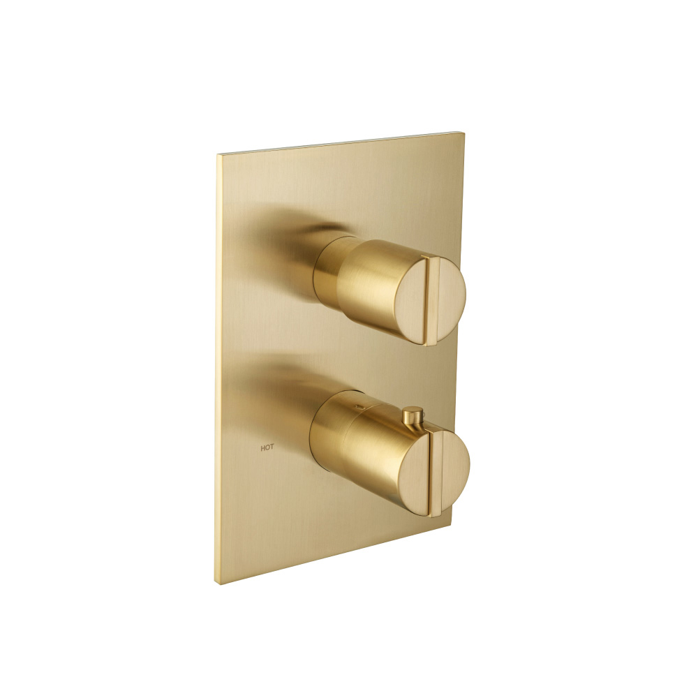 Thermostatic Trim Set | Satin Brass PVD