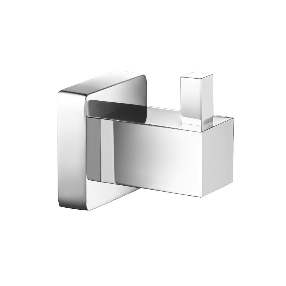 Brass Bathroom Towel / Robe Hook | Chrome