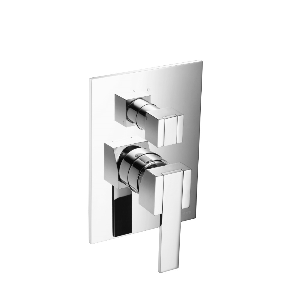 Tub / Shower Trim With Pressure Balance Valve - 2-Output | Chrome