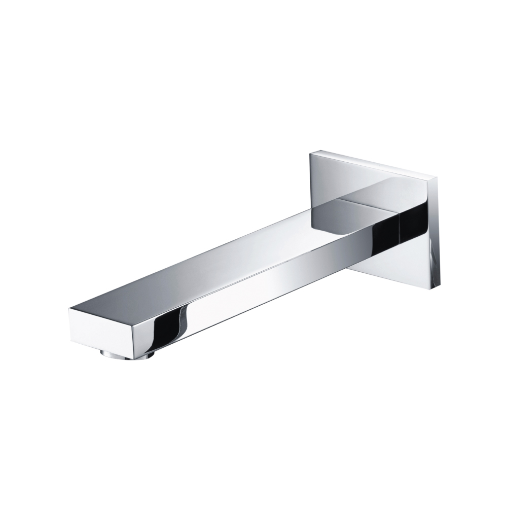 Wall Mount Non Diverting Tub Spout | Polished Nickel PVD