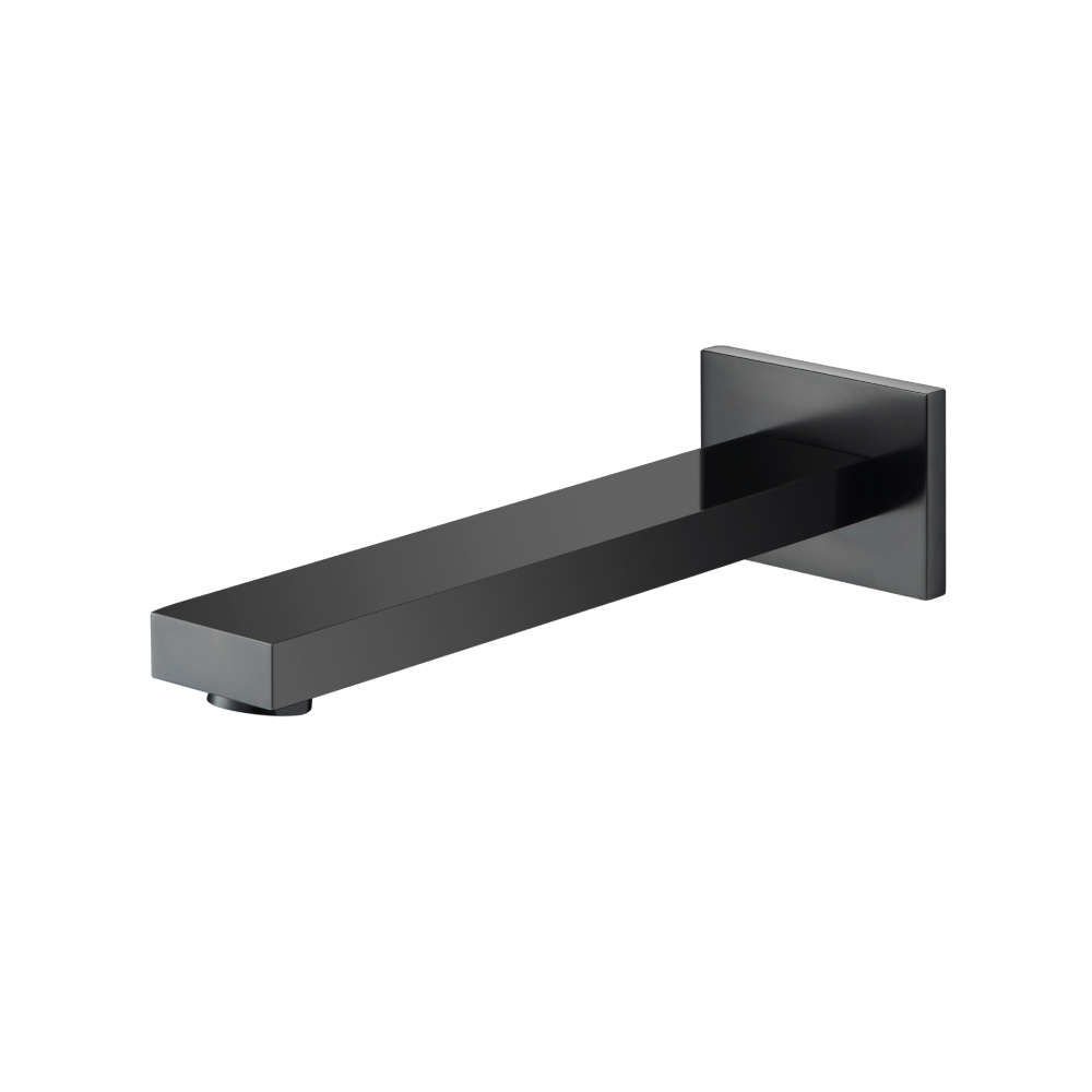 Wall Mount Non Diverting Tub Spout | Matte Black