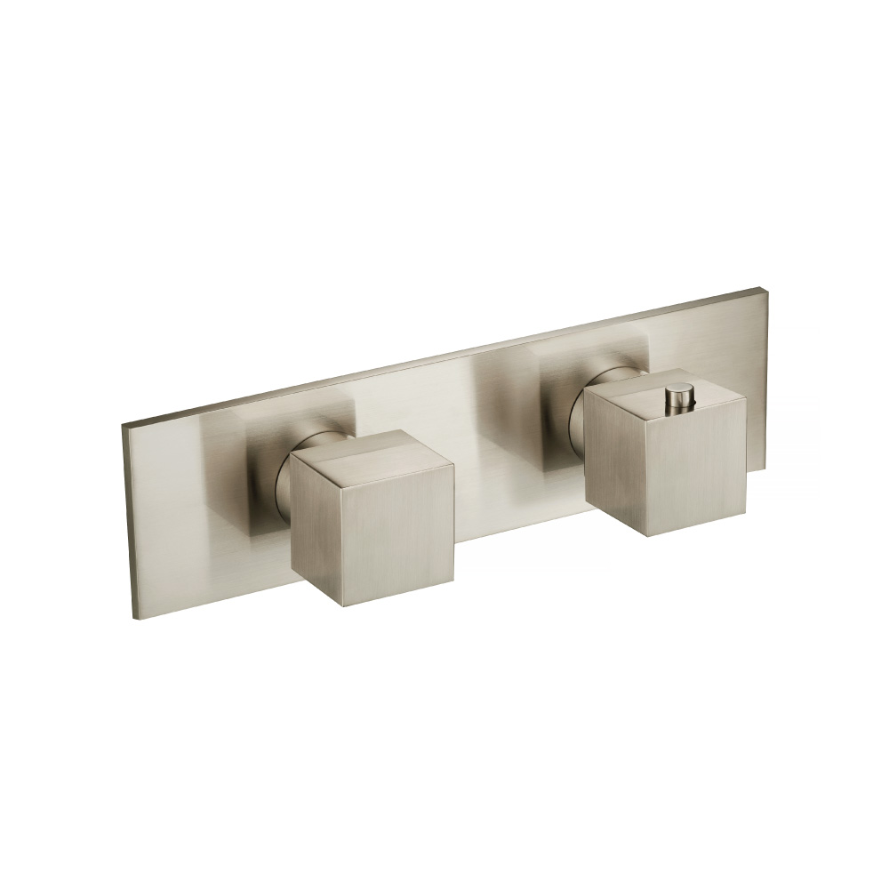 3/4" Horizontal Thermostatic Shower Valve % Trim - 1 Ouptut | Brushed Nickel PVD