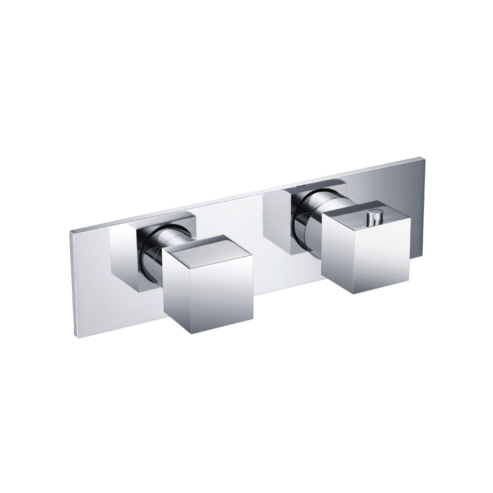 3/4" Horizontal Thermostatic Shower Valve % Trim - 1 Ouptut | Chrome