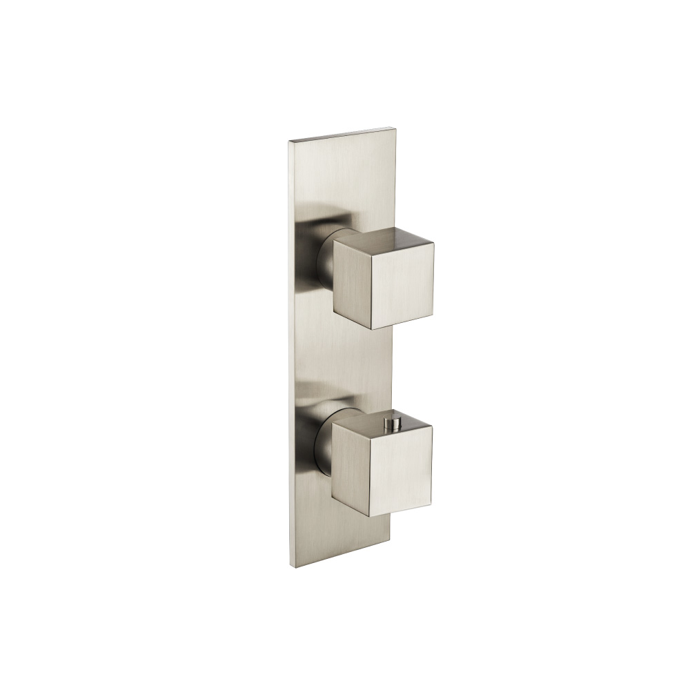 3/4" Thermostatic Shower Valve & Trim  - 3-Output | Brushed Nickel PVD