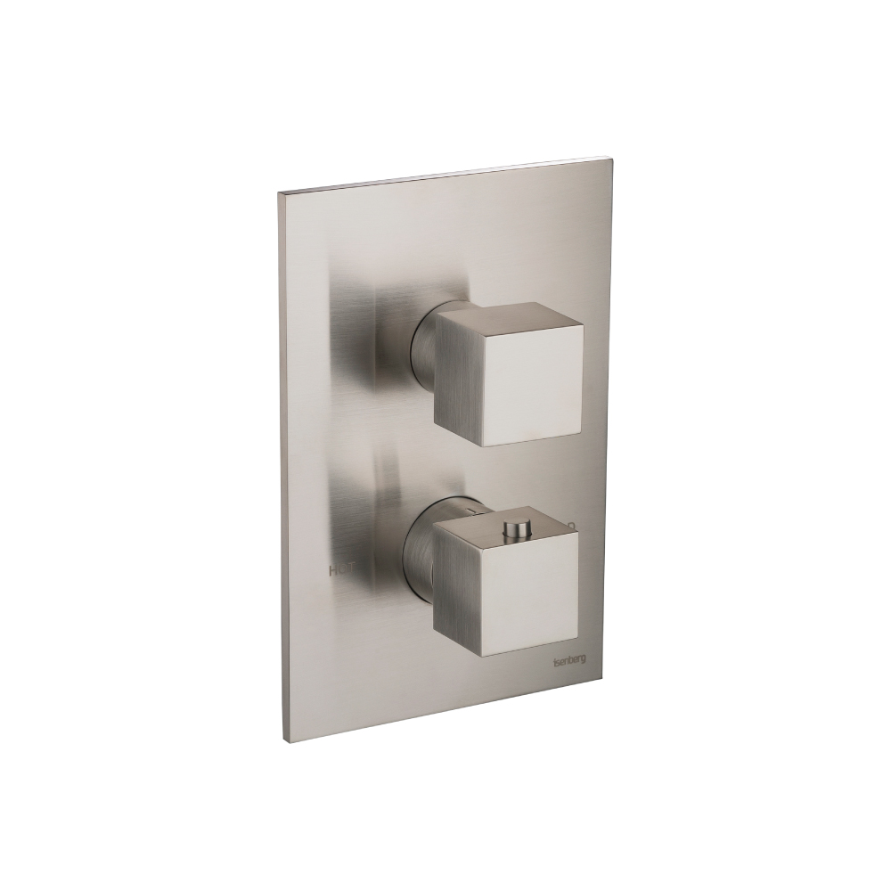 3/4" Thermostatic Shower Valve & Trim - 1 Output | Brushed Nickel PVD