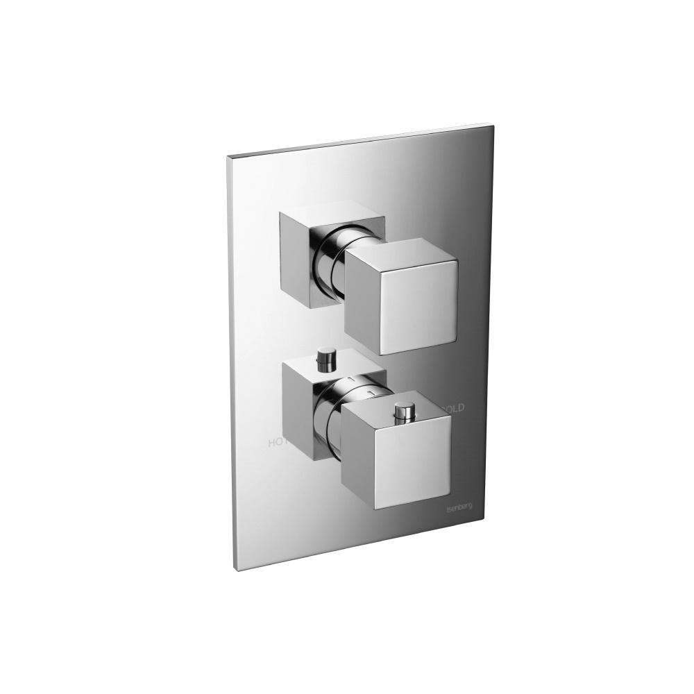 3/4" Thermostatic Valve & Trim - 3 Output | Chrome