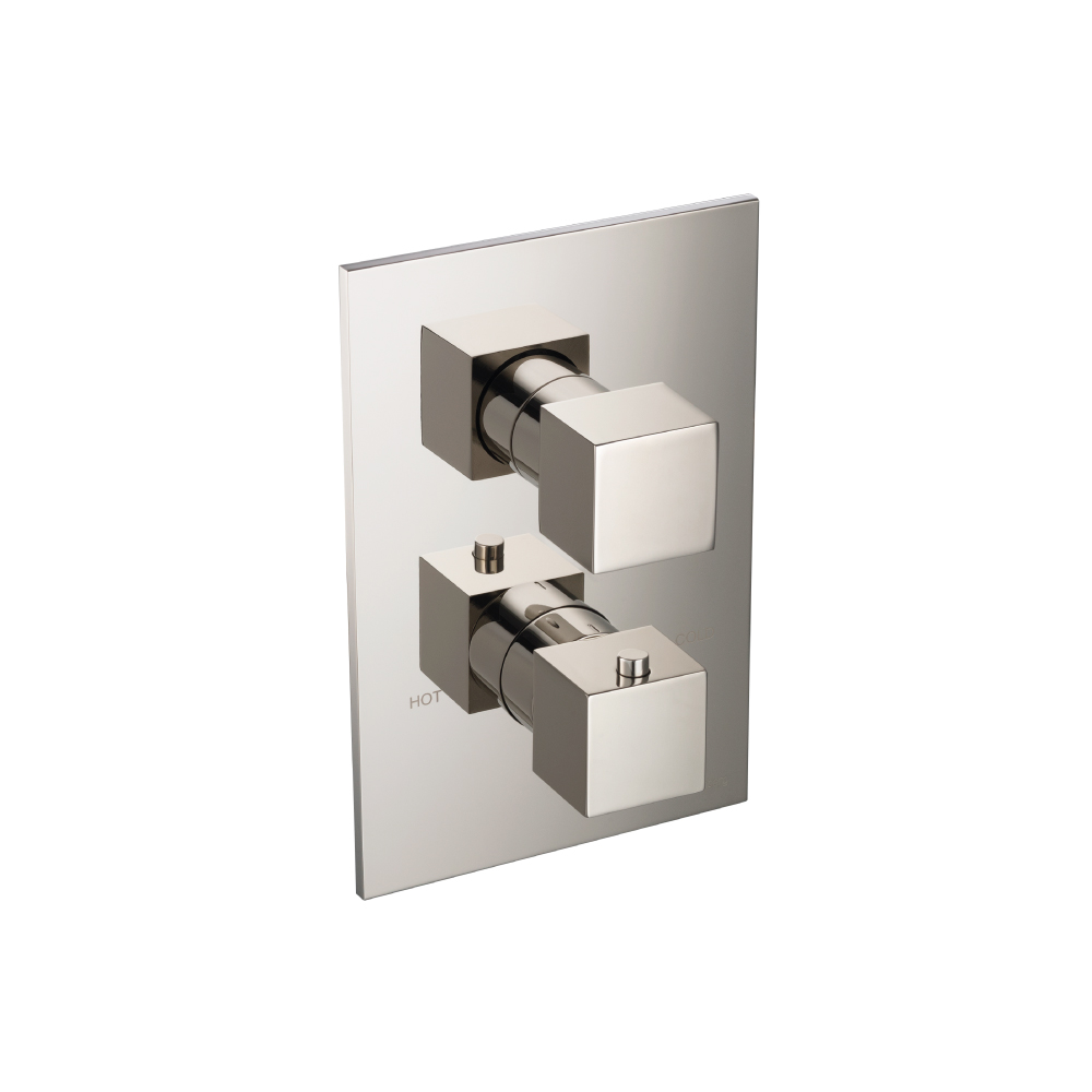 3/4 " Thermostatic Valve & Trim - With 2-Way Diverter - 2 Output | Polished Nickel PVD