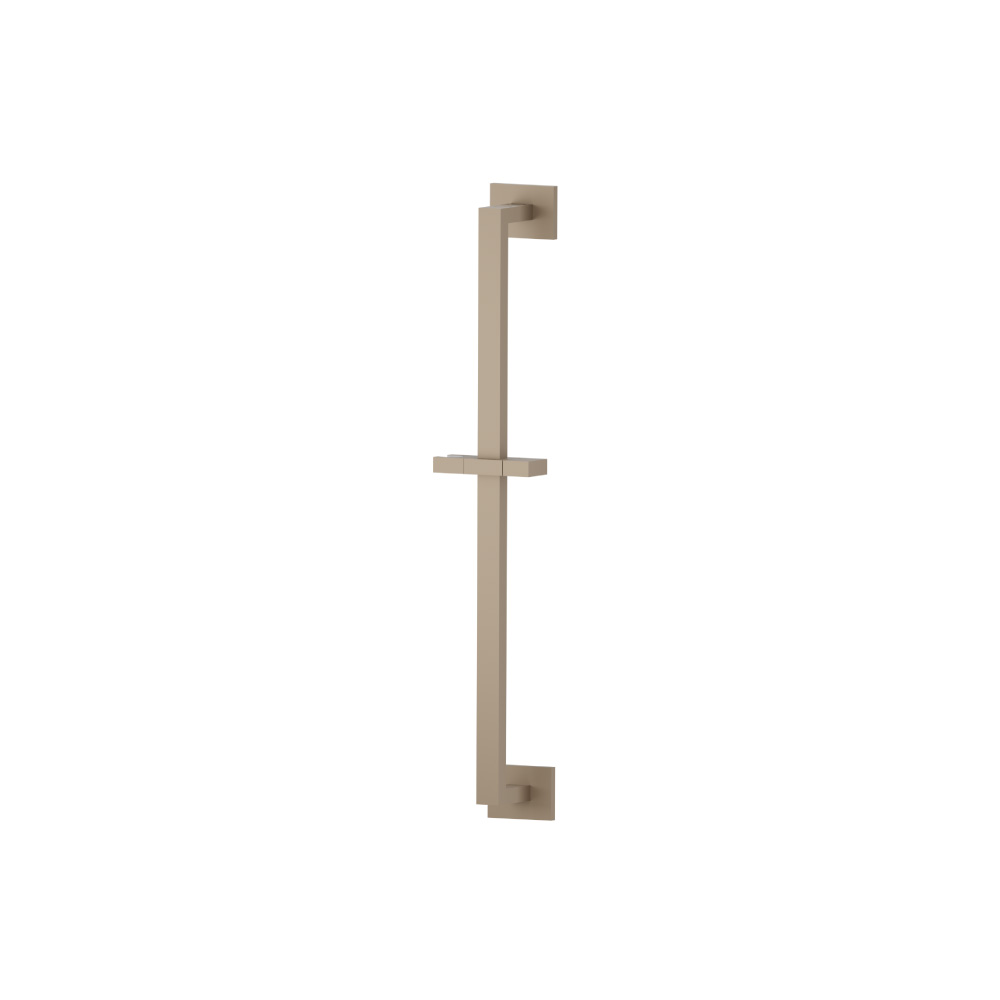 Shower Slide Bar With Integrated Wall Elbow | Dark Tan