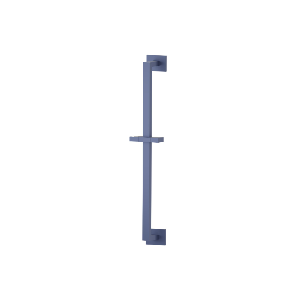 Shower Slide Bar With Integrated Wall Elbow | Navy Blue