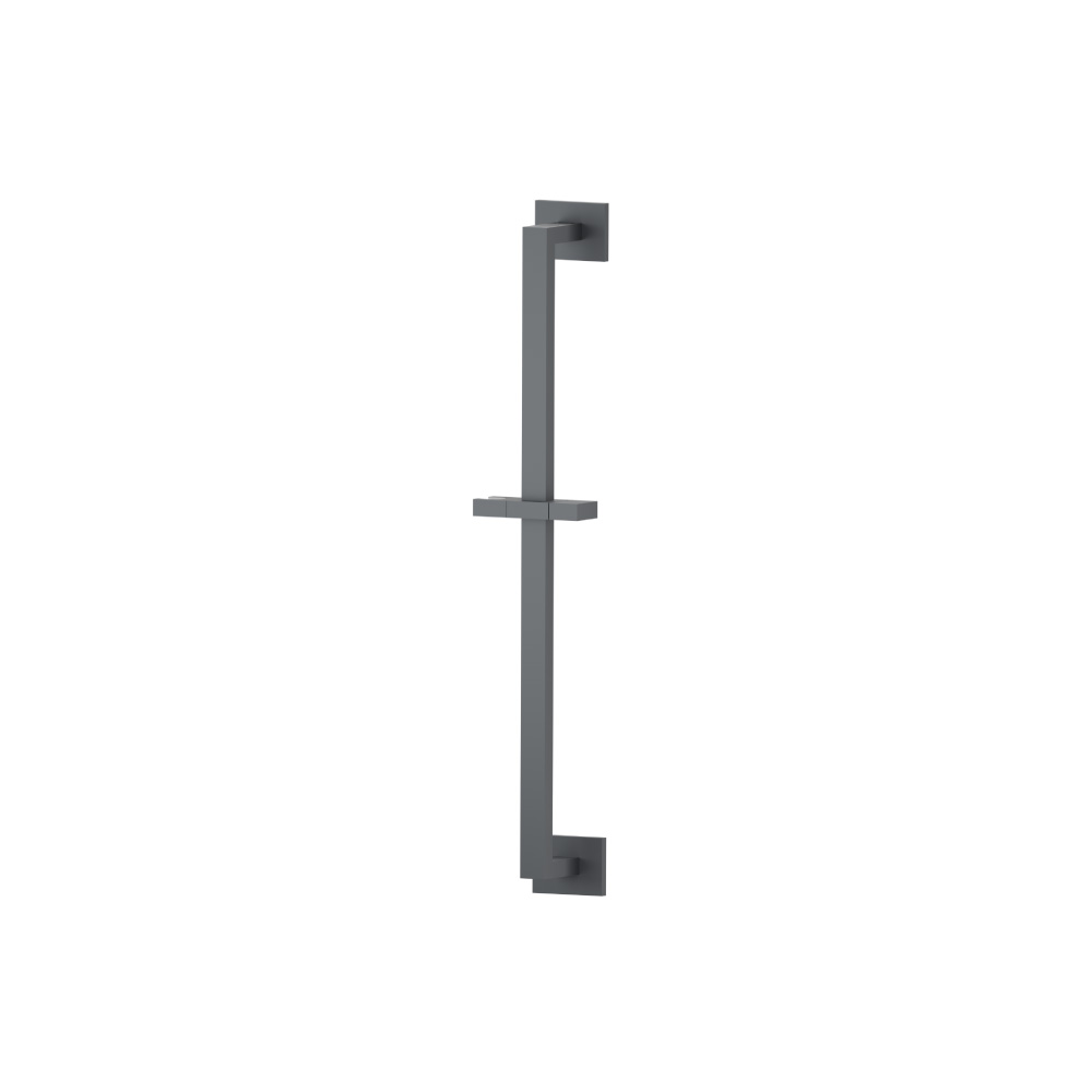 Shower Slide Bar With Integrated Wall Elbow | Rock Grey