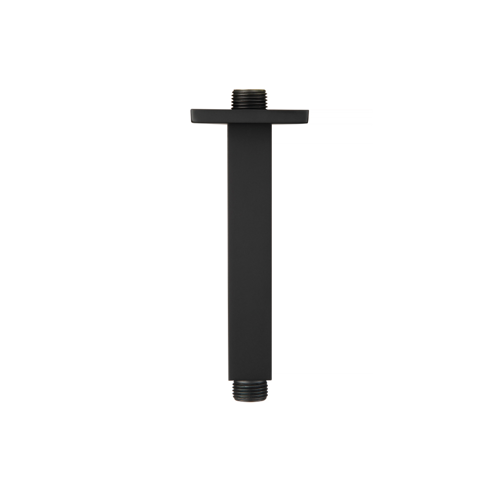 Ceiling Mount Shower Arm - 6" | Matte Black