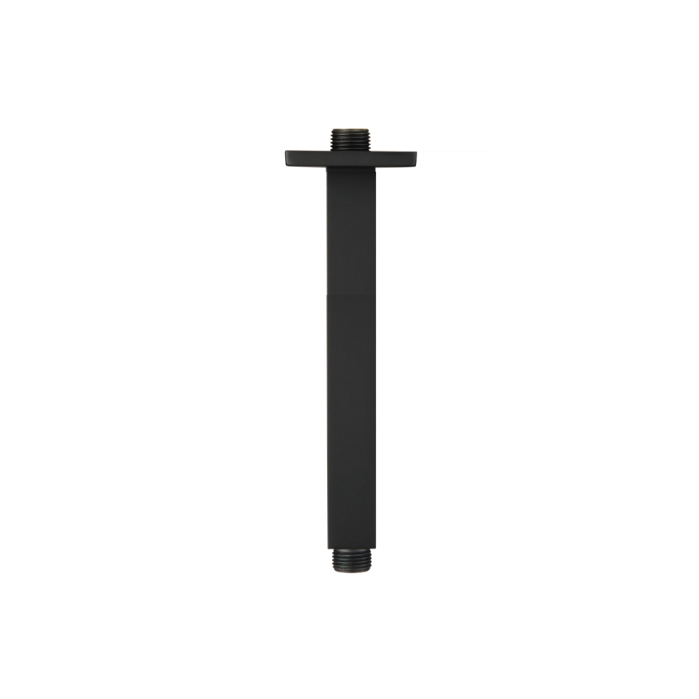 Ceiling Mount Shower Arm - 8" | Matte Black