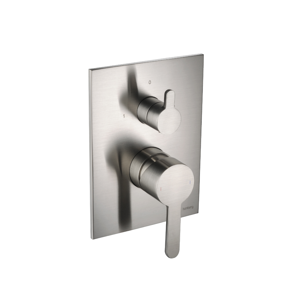 Tub / Shower Trim With Pressure Balance Valve - 2-Output | Brushed Nickel PVD