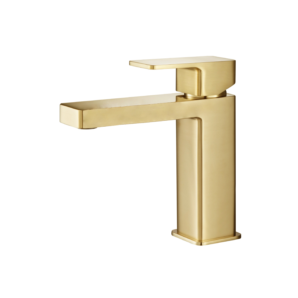 Single Hole Bathroom Faucet | Satin Brass PVD