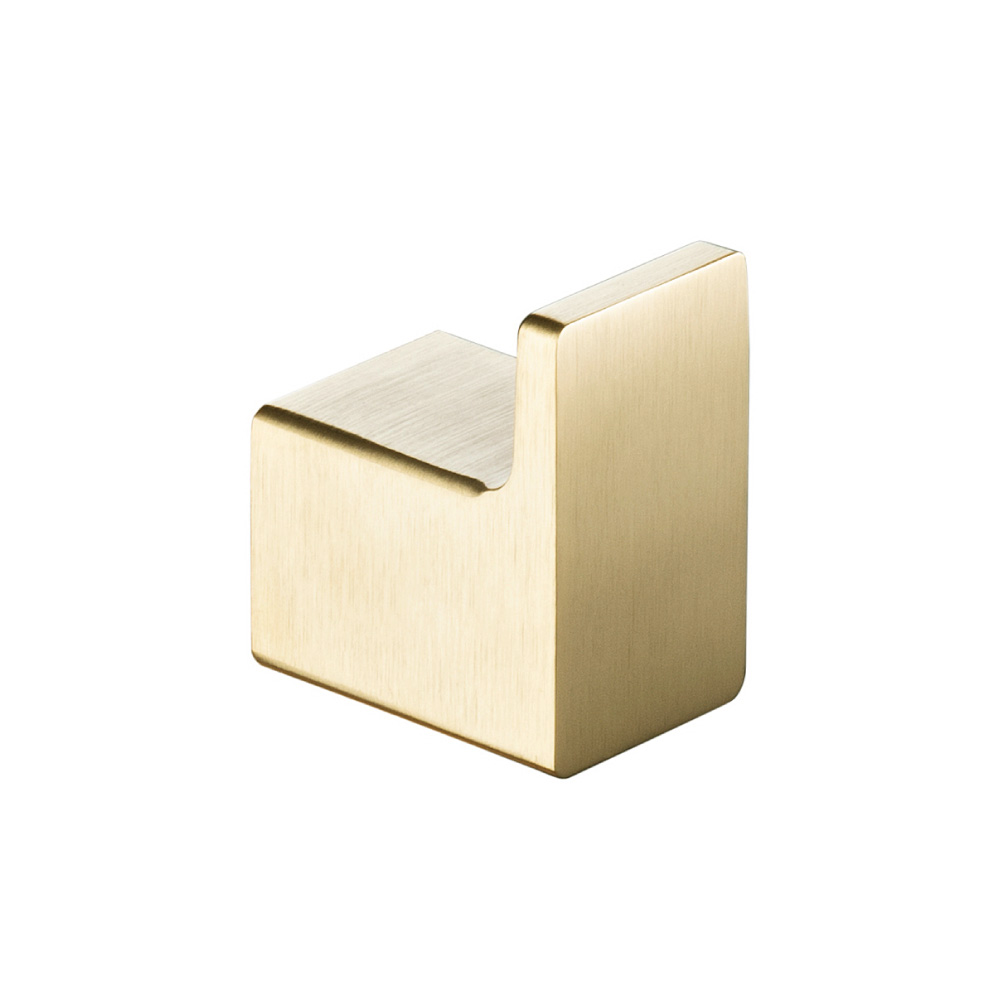 Brass Bathroom Towel / Robe Hook | Satin Brass PVD