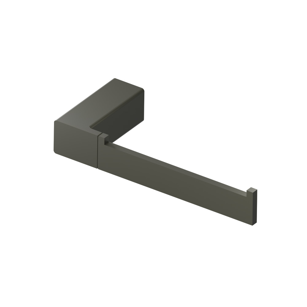 Brass Toilet Paper Holder | Dark Green