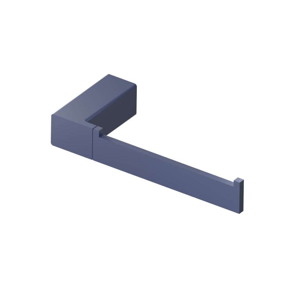 Brass Toilet Paper Holder | Navy Blue